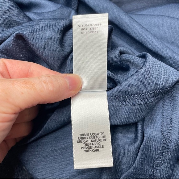 Lulus Whimsical Allure Navy Mesh Embroidered One-Shoulder Maxi Dress XS NWT - Picture 8 of 11